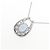 Autre Marque Collana in oro bianco Au750, tanzanite e diamante Argento - vista 4