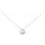 Autre Marque Collana in platino e diamanti Argento