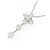 Autre Marque Collana a fiore in platino e diamanti Argento - vista 3
