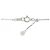 Autre Marque Collana a fiore in platino e diamanti Argento - vista 5