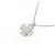 Autre Marque Collana a fiore in platino e diamanti Argento - vista 3