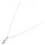 Autre Marque Platinum Diamond Necklace Silvery - view 2
