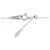 Autre Marque Platinum Diamond Necklace Silvery - view 5
