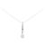 Autre Marque Collana con Diamanti Pt900/Pt850 Argento