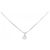 Autre Marque Collana in platino e diamanti Argento