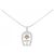 Autre Marque Collana di Diamanti PT900 PT850 Argento