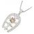 Autre Marque Collana di Diamanti PT900 PT850 Argento - vista 3