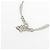 Autre Marque Collana di Diamanti Pt900 Pt850 Argento - vista 4