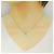 Autre Marque Platin-Diamant-Halskette Silber - Ansicht 6