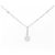 Autre Marque Collana Flower in Diamanti Au750 Argento