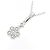 Autre Marque Collana Flower in Diamanti Au750 Argento - vista 5