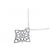 Autre Marque Collana in oro bianco 10K e diamanti Argento - vista 4