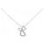 Autre Marque Collana Cuore di Diamante Au750 Argento