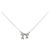 Autre Marque Collana a nastro in platino e diamanti Argento