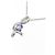 Autre Marque Collana in Platino Tanzanite Pt900/Pt850 Argento - vista 3