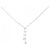 Autre Marque Collana in Au750 e Diamanti Argento