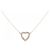Autre Marque Collana Cuore di Diamanti Au750 Rosa