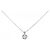 Autre Marque Collana in Pt850 e diamante Argento