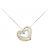 Autre Marque Collar de diamantes bitono Au750 Dorado