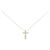 Autre Marque Collana con Croce in Diamanti Au750 D'oro
