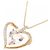 Autre Marque Collana Heart Beryl in Au750 Rosa - vista 3