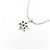 Autre Marque Collana a Fiore in Oro Bianco K14 e Diamanti Argento - vista 4