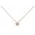 Autre Marque Collana Cuore di Diamante Au750 Rosa