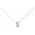Autre Marque Collana con Diamanti Pt950 Pt850 Argento