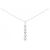 Autre Marque Collana con Diamanti Au750 Argento