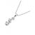 Autre Marque Collar de Diamante PT950/PT850 Plata - vista 3