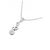 Autre Marque Collar de Diamante PT950/PT850 Plata - vista 4