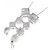Autre Marque Collana con perle Akoya e diamanti K14WG K10WG Argento - vista 4