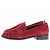Mocasines J.Crew de ante rojo Talla 7 Roja - vista 2