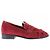 Mocasines J.Crew de ante rojo Talla 7 Roja - vista 6