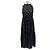 Autre Marque ASCENO Kleid mit Punkten Schwarz