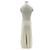 Autre Marque Weißes Kleid mit Golddetails - Ansicht 2