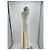 Autre Marque Weißes Kleid mit Golddetails - Ansicht 3