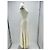 Autre Marque Weißes Kleid mit Golddetails - Ansicht 4