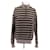 Loro Piana Gestreifter Kaschmirpullover Braun  - Ansicht 1