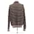 Loro Piana Gestreifter Kaschmirpullover Braun  - Ansicht 2