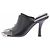Burberry Mule aperte nere Nero - vista 3