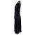 Autre Marque Vestido largo de seda con peso RIXO Negro - vista 4