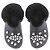 Mule nere con strass Crocs x Simone Rocha Nero - vista 6