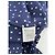 Autre Marque Vestido de seda azul DESIGN XL - vista 6