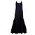 Vestido negro con espalda descubierta de algodón Alaïa