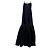 Vestido negro con espalda descubierta de algodón Alaïa - vista 2