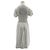 Vestido Ganni blanco con espalda descubierta de algodón - vista 2
