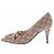 Gucci Monogramm Pumps Beige Stoff Größe 37 - Ansicht 3