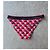 Tommy Hilfiger Bikini-Unterteil mit rot-schwarzem Print Weiß - Ansicht 3