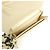 Chanel Chain Wallet in tweed nero beige oro D'oro - vista 8